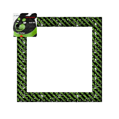 Small Green/Black Frame - GIF animasi gratis