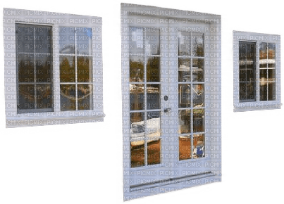 Tür mit Fenster - gratis png