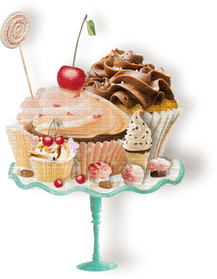 Kaz_Creations Deco Cakes Cup Cakes - ücretsiz png