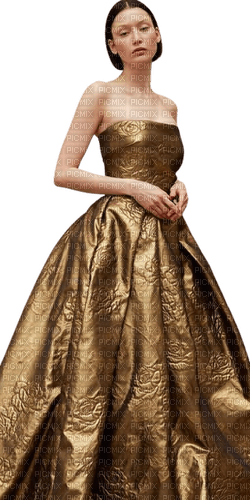 kikkapink winter woman gold fashion - png gratuito