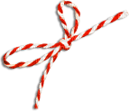 soave deco bow christmas corner winter white red - δωρεάν png