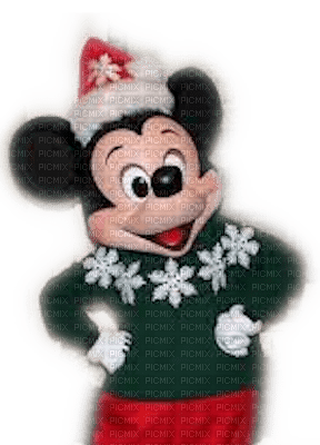 Mickey Mouse Christmas - besplatni png
