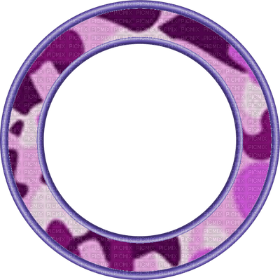 Purple Circle Frame - darmowe png