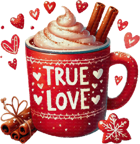 ♡§m3§♡ red  red coffee animated gif  drink - GIF animé gratuit