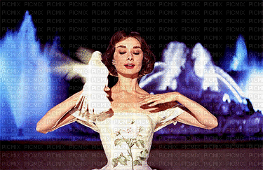 Kaz_Creations Audrey Hepburn - Gratis geanimeerde GIF