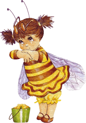 loly33 enfant abeille - PNG gratuit