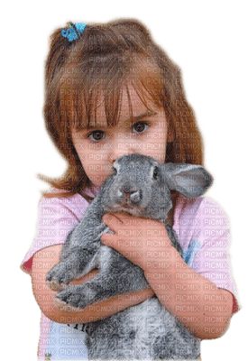 Kaz_Creations Baby Enfant Child Girl Rabbit - PNG gratuit