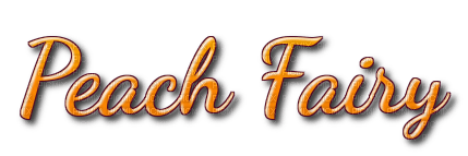 Peach Fairy Text - Bogusia - Free PNG