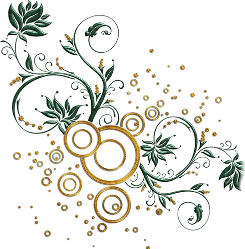 floral swirl  Bb2 - 免费PNG