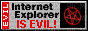 internet explorer is evil - Безплатен анимиран GIF