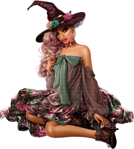 halloween witch by nataliplus - kostenlos png