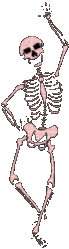 squelette - Animovaný GIF zadarmo