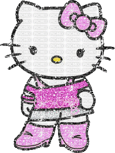 Hello Kitty Glitter Edit #7 (VantaBrat) - Besplatni animirani GIF