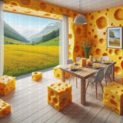 Cheese Dining Room - Free PNG