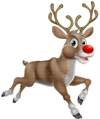 rudolph reindeer noel renne - PNG gratuit
