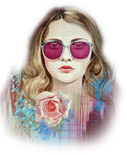 soave woman summer spring sunglasses face rainbow - gratis png