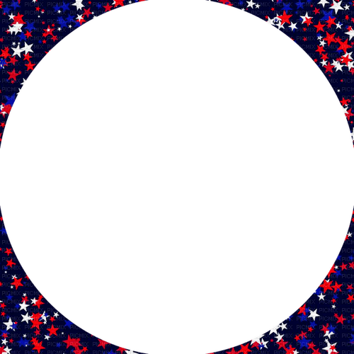 Frame.Stars.Red.White.Blue - By KittyKatLuv65 - 免费PNG