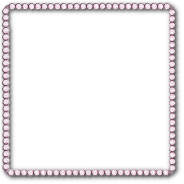 frame pearls pink - zdarma png