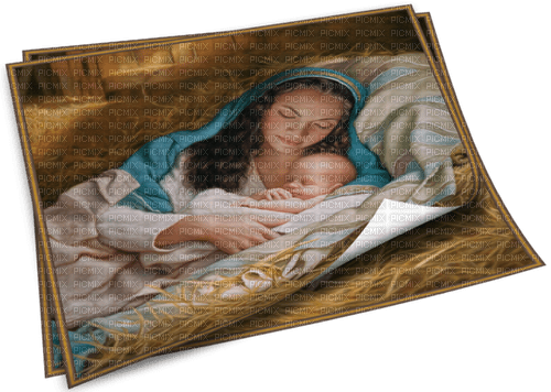 Maria och jesus barnet--religion - png gratis