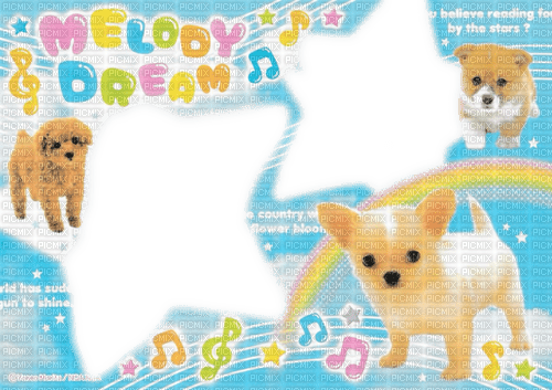 puppy star border - besplatni png