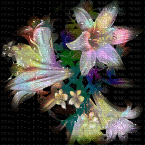 glitter lillies - Ingyenes animált GIF