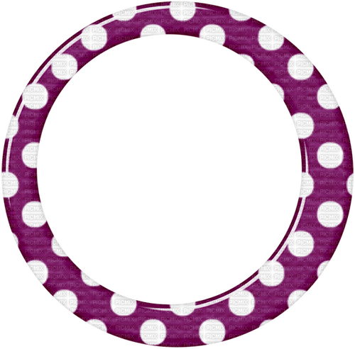 Circle.Frame.Purple - png grátis