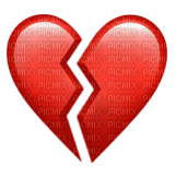 Broken heart emoji - kostenlos png