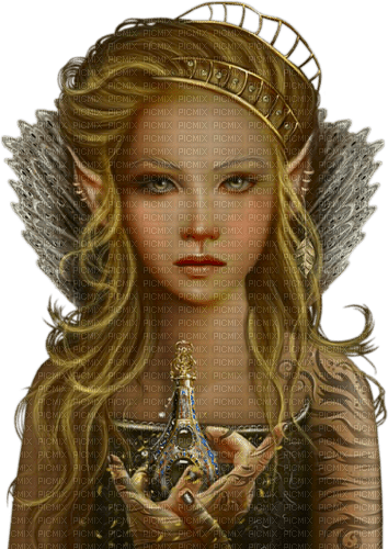 fantasy elf girl woman - ilmainen png