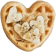 heart waffle - png gratis