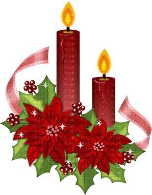 candle-ljus-deco-jul-christmas-minou52 - png grátis