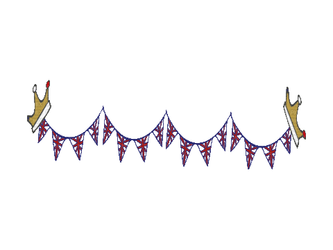 Celebrating Queen Elizabeth - Безплатен анимиран GIF