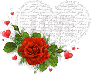 Kaz_Creations Flowers Flower Heart Love - png gratis