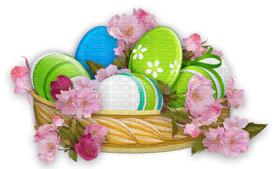 Kaz_Creations Easter Deco Flowers - 免费PNG