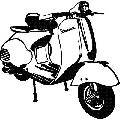 motor scooter - nemokama png