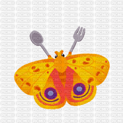 pikaole yellow moth - Free PNG