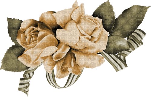 Fleurs.Vintage.Flowers.Roses.Victoriabea - PNG gratuit