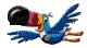 Toucan Sam flying animated gif bird - Бесплатни анимирани ГИФ