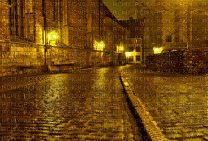 ani - regnig stad --- rainy city - 無料のアニメーション GIF