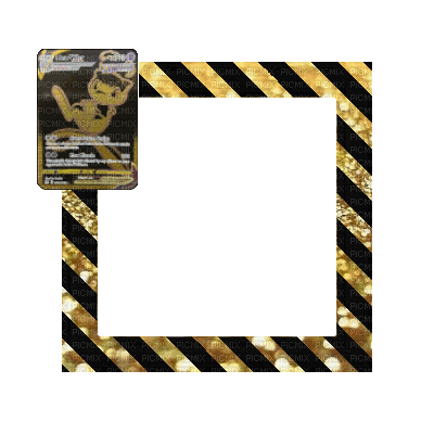 Small Black/Gold Frame - Free animated GIF