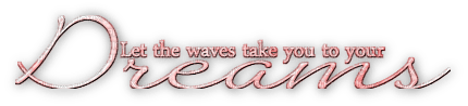 soave text summer dreams waves pink - 免费PNG
