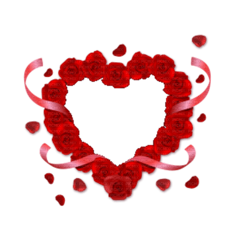 Roses heart - PNG gratuit