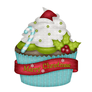 Kaz_Creations Christmas Deco Cupcakes Cake - zdarma png