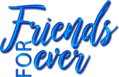 Friends Forever.Text.Blue - фрее пнг