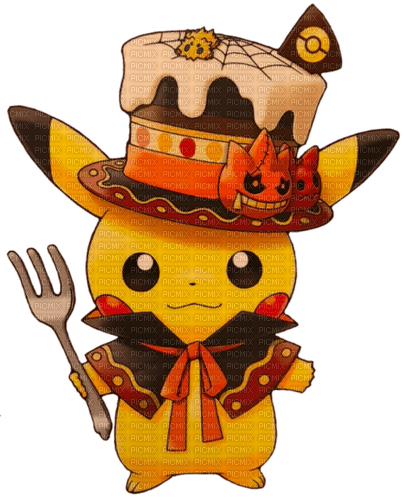 pikachu pokemon halloween - darmowe png