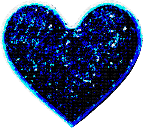 ♡§m3§♡ VDAY blue heart animated gif - GIF animé gratuit