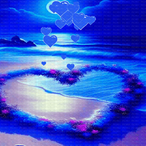 JE / BG/animated.hearts.falling.blue.idca - Kostenlose animierte GIFs
