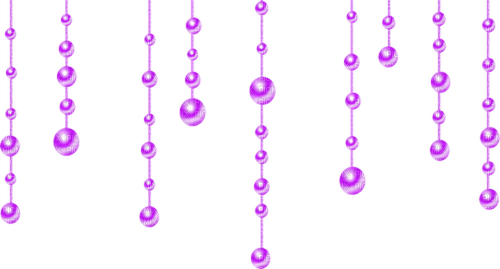 Hanging Pearls.Purple - 免费PNG