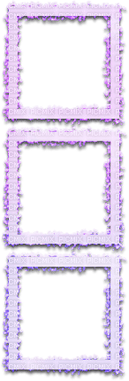 soave deco frame scrap winter purple - PNG gratuit