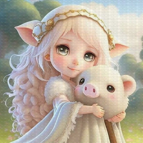fantasy baby girl by papyzzetto - png gratis