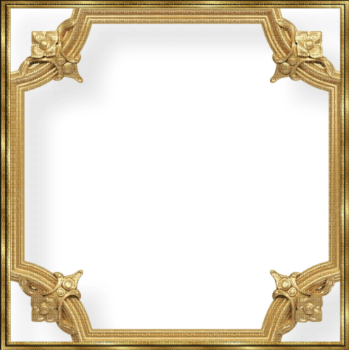 Gold.Cadre.Frame.Deco.Victoriabea - Free PNG